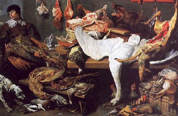 Frans Snyders A Game Stall France oil painting art